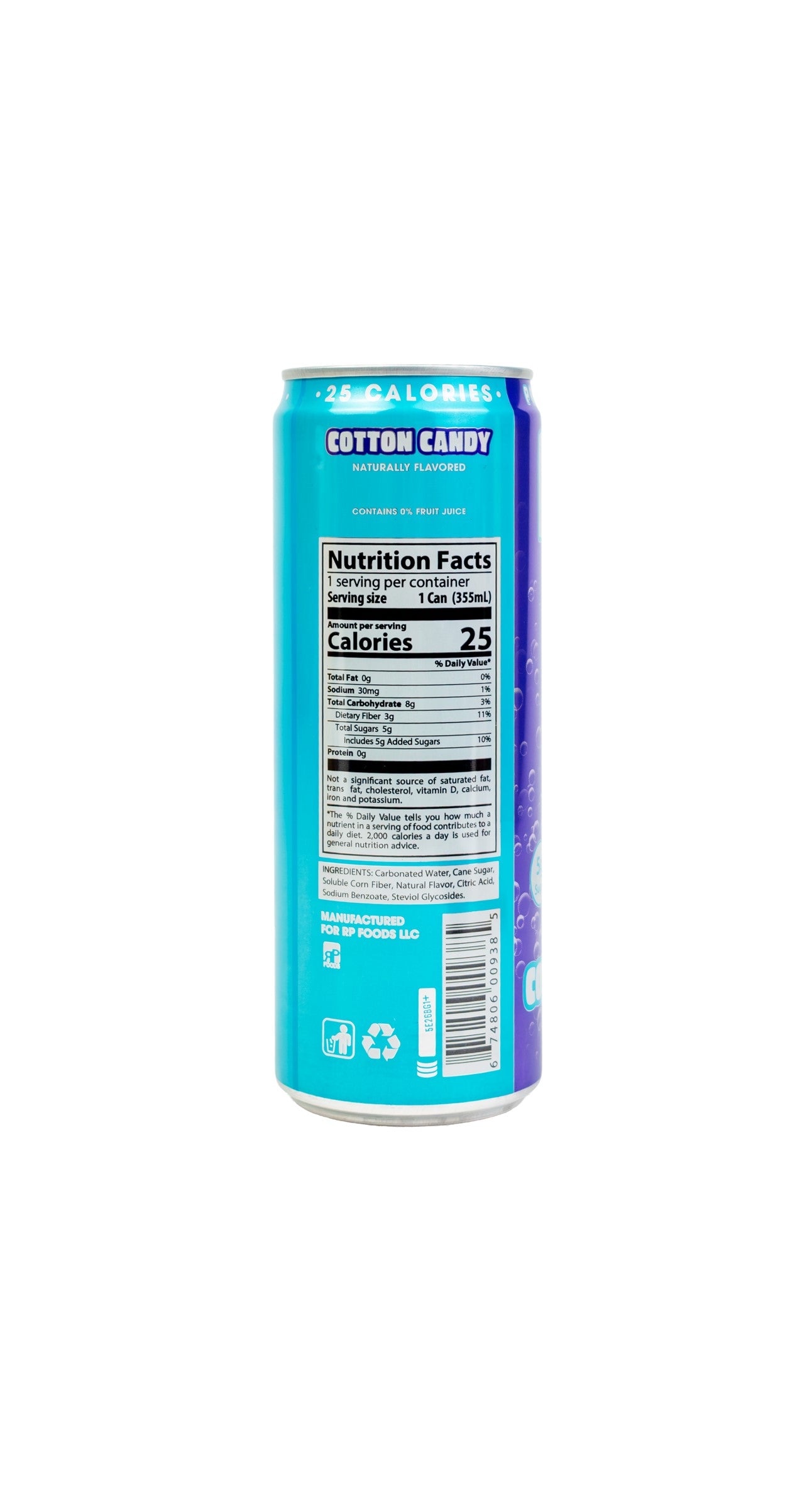 Cotton Candy Prebiotic Soda